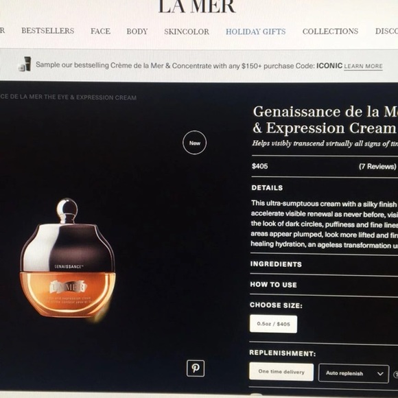 La Mer Eye & Expression Cream .5oz NEW* - Picture 4 of 5